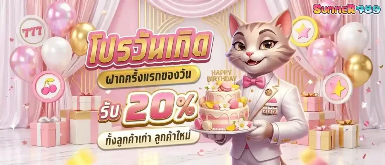 summer789 โปรโมชั่น วันเกิด